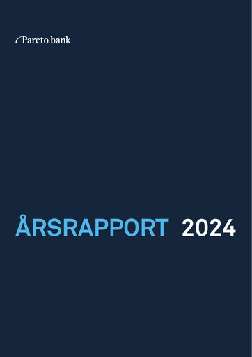 Thumbnail Pareto Bank Annual Report 2024