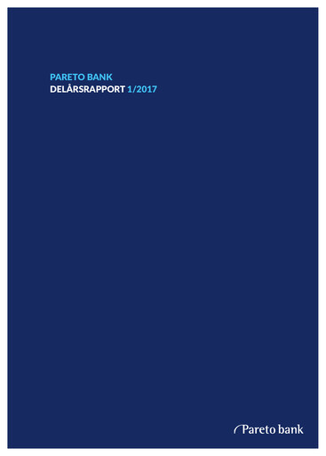 Thumbnail Pareto Bank Quarterly Report 2017-q1
