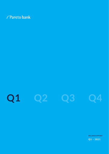 Thumbnail Pareto Bank Quarterly Report 2021-q1