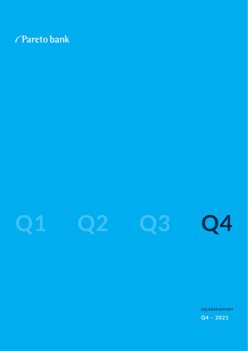 Thumbnail Pareto Bank Quarterly Report 2021-q4