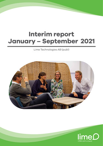 Thumbnail Lime Technologies AB Quarterly Report 2021-q3