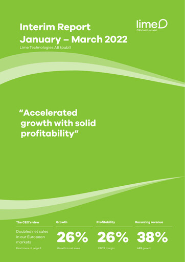 Thumbnail Lime Technologies AB Quarterly Report 2022-q1