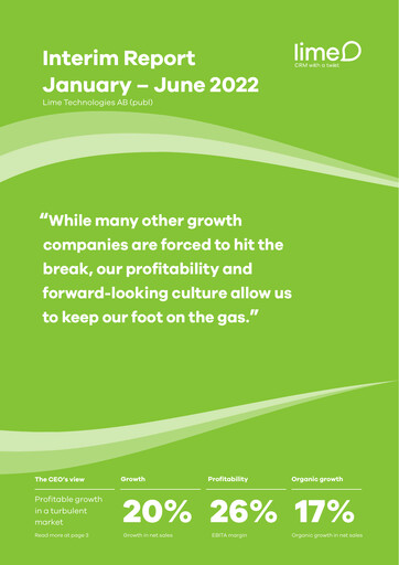 Thumbnail Lime Technologies AB Quarterly Report 2022-q2