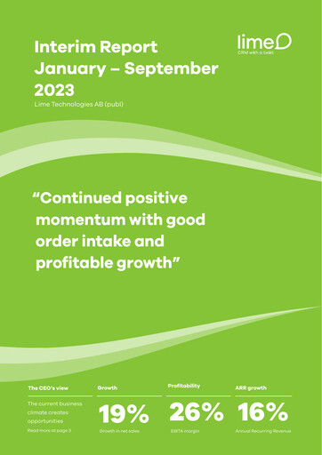 Thumbnail Lime Technologies AB Quarterly Report 2023-q3