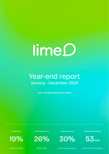 Thumbnail Lime Technologies AB Quarterly Report 2024-q4