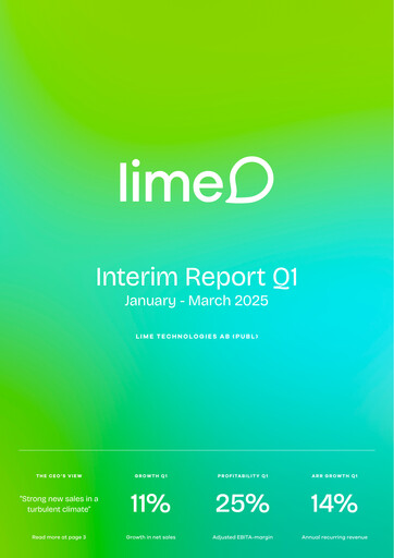 Thumbnail Lime Technologies AB Quarterly Report 2025-q1