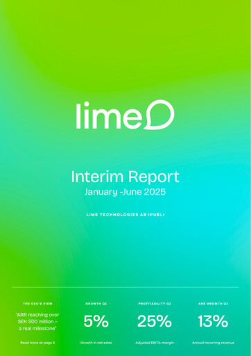 Thumbnail Lime Technologies AB Quarterly Report 2025-q2