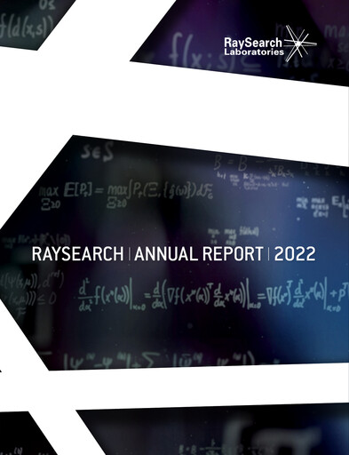 Miniature RaySearch Laboratories AB Rapport annuel 2022