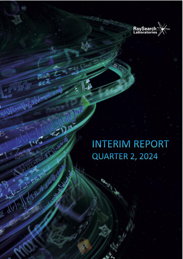 Miniature RaySearch Laboratories AB Rapport trimestriel 2024-q2