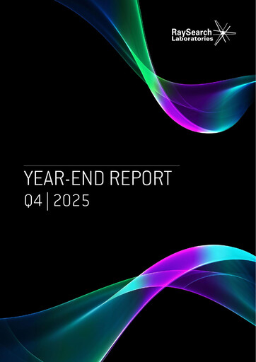 Miniature RaySearch Laboratories AB Rapport trimestriel 2025-q4