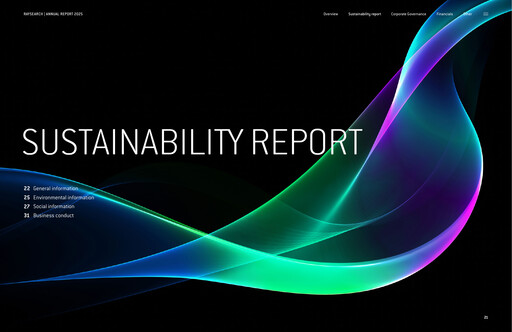 Miniature RaySearch Laboratories AB Rapport de durabilité 2025
