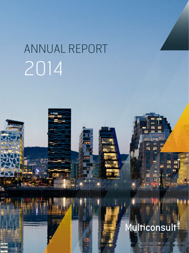 Thumbnail Multiconsult Annual Report 2014