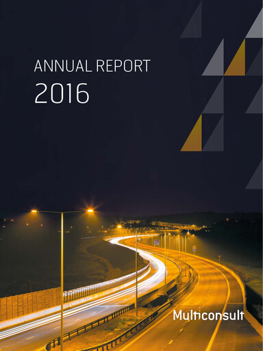 Thumbnail Multiconsult Annual Report 2016