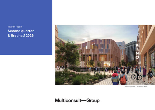 Thumbnail Multiconsult Half-year Report 2025-h1