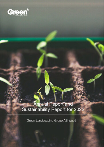 Thumbnail Green Landscaping Group Annual Report 2022
