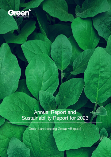 Thumbnail Green Landscaping Group Annual Report 2023