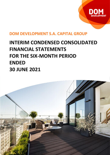 Thumbnail Dom Development Half-year Report 2021-h1