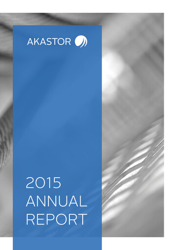 Thumbnail Akastor ASA Annual Report 2015