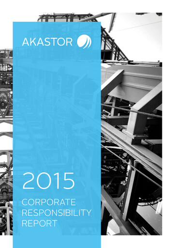 Miniature Akastor ASA Rapport ESG 2015