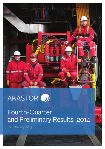 Thumbnail Akastor ASA Quarterly Report 2014-q4