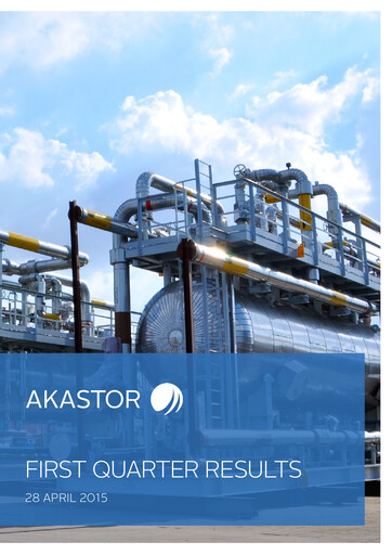 Thumbnail Akastor ASA Quarterly Report 2015-q1
