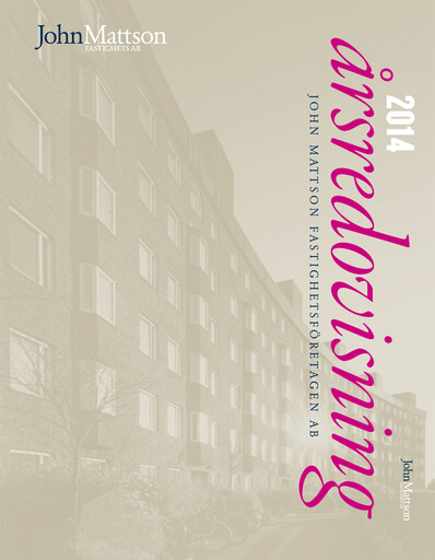 Thumbnail John Mattson Fastighetsföretagen Annual Report 2014