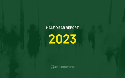 Thumbnail Public Property Invest AS Half-year Report 2023-h1