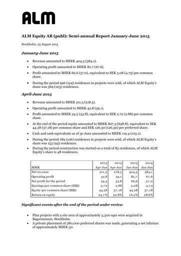 Thumbnail ALM Equity Half-year Report 2015-h1