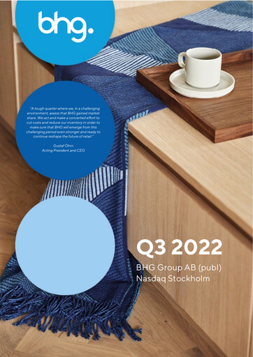 Thumbnail BHG Group AB Quarterly Report 2022-q3
