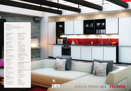 Thumbnail Nobia AB Annual Report 2012