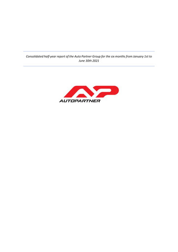 Vorschaubild Auto Partner Halbjahresbericht 2021-h1