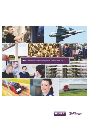 Thumbnail Hanza AB Annual Report 2014