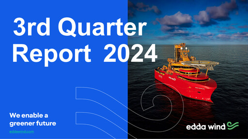 Miniature Edda Wind Rapport trimestriel 2024-q3