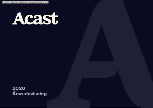 Miniature Acast AB Rapport annuel 2020