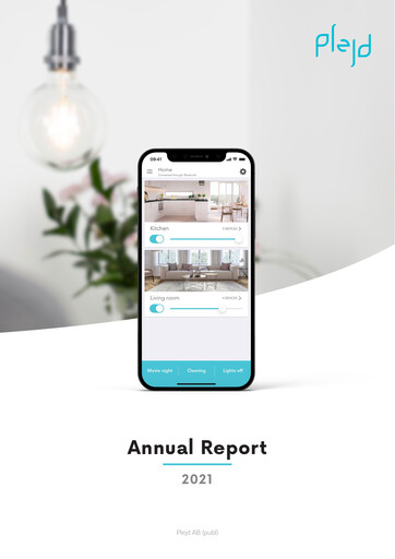 Thumbnail Plejd AB Annual Report 2021