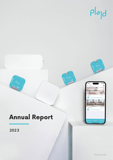 Thumbnail Plejd AB Annual Report 2023