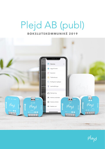 Thumbnail Plejd AB Financial Statement 2019
