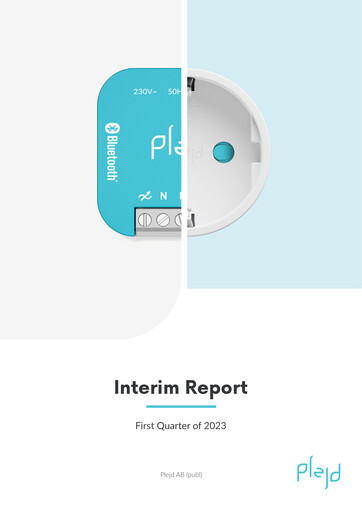 Thumbnail Plejd AB Quarterly Report 2023-q1