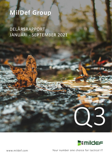 Thumbnail MilDef Group Quarterly Report 2021-q3