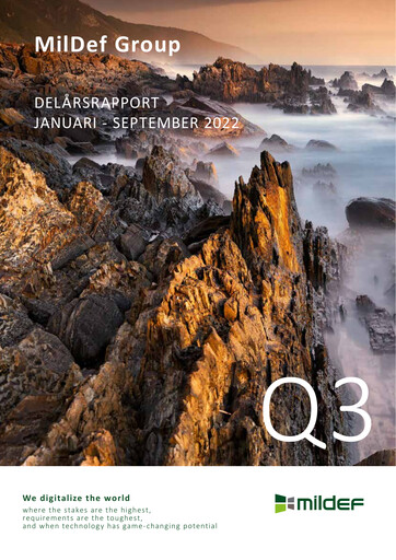 Thumbnail MilDef Group Quarterly Report 2022-q3