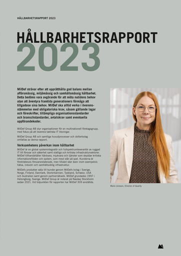 Vorschaubild MilDef Group Nachhaltigkeitsbericht 2023