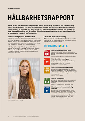 Vorschaubild MilDef Group Nachhaltigkeitsbericht 2024