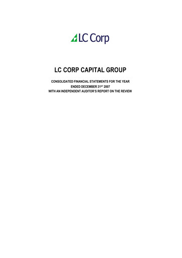 Thumbnail Develia Financial Statement 2007