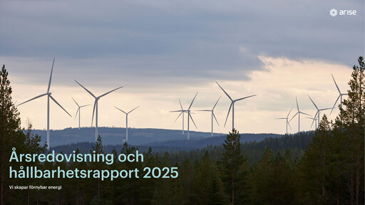 Thumbnail Arise AB Annual Report 2025