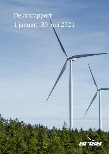 Miniature Arise AB Rapport semestriel 2021-h1