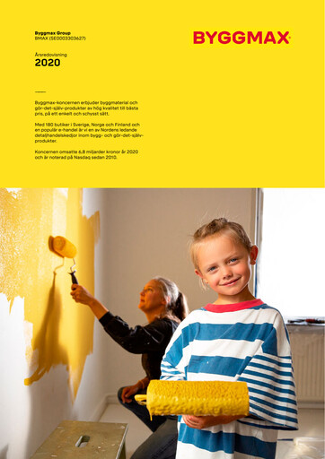 Thumbnail Byggmax Group Annual Report 2020