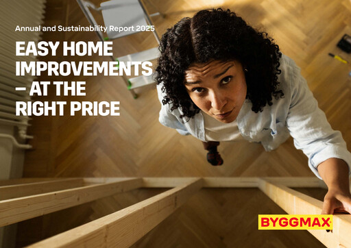 Thumbnail Byggmax Group Sustainability Report 2025