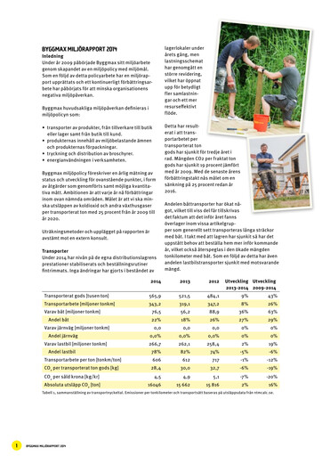 Thumbnail Byggmax Group Sustainability Report 2014