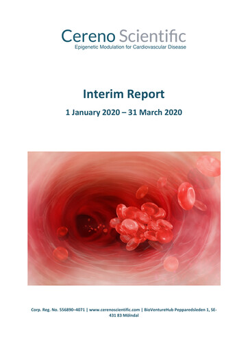 Thumbnail Cereno Scientific Quarterly Report 2020-q1
