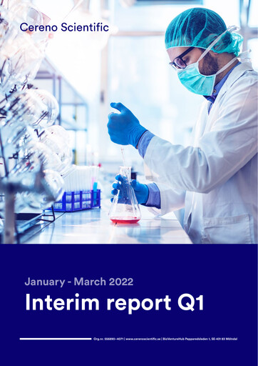 Thumbnail Cereno Scientific Quarterly Report 2022-q1
